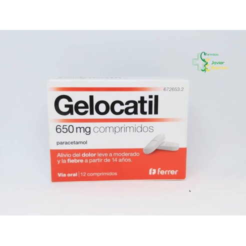 Gelocatil 650mg 12 comprimidos