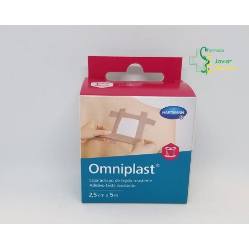 Omniplast Esparadrapo Carne 2,5 cm x 5 m