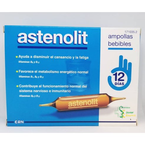 Astenolit 12 Ampollas Bebibles ERN