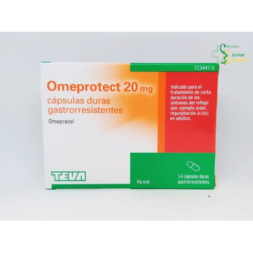 Omeprotect 20mg 14 cápsulas duras Teva