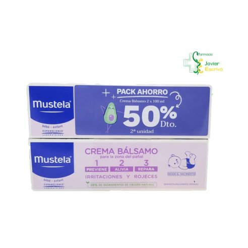 Pack Ahorro Crema Bálsamo Pañal Mustela