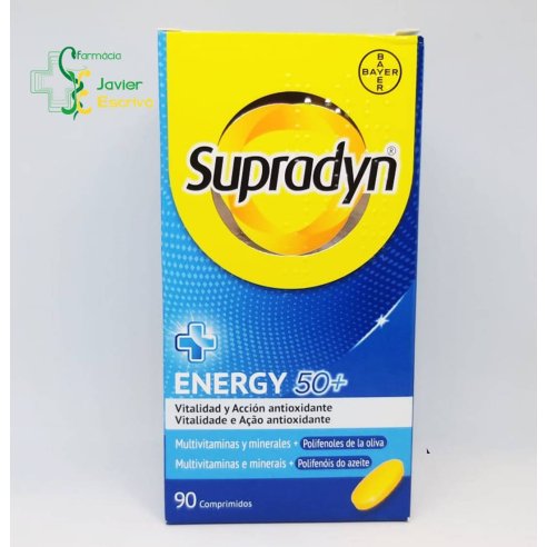 Supradyn Energy 50+ 90 comprimidos Bayer