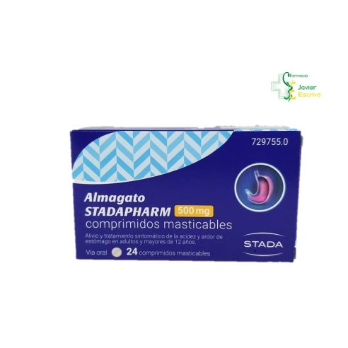 Almagato Stadapharm 500mg 24 comprimidos mastica