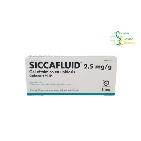 Siccafluid Gel Oftálmico 30 Unidosis