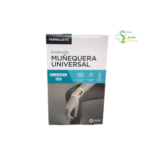 Muñequera Velcro Innova Farmalastic Blanco T-1