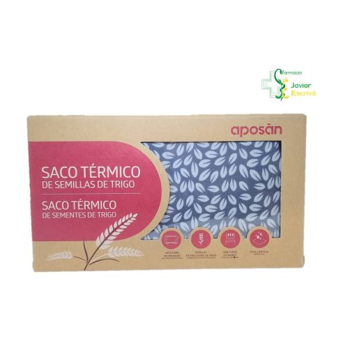 Saco Térmico Semillas de Trigo Gris Aposán