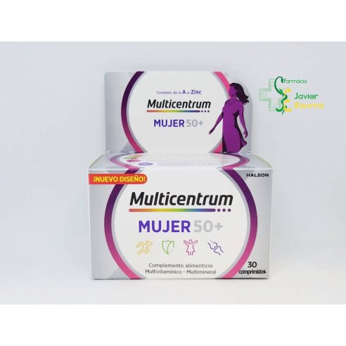 Multicentrum Mujer 50+ 30 comprimidos