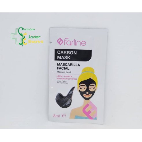 Mascarilla Facial Carbón 8 ml Farline