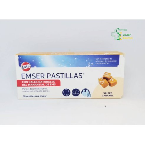 Emser Pastillas Sales Minerales Caramelo Salado