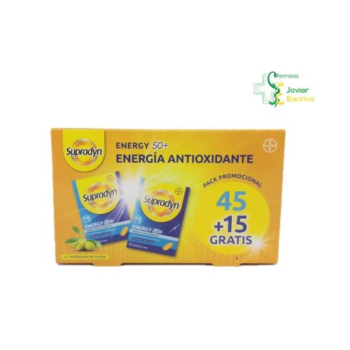 Promoción Supradyn Energy 50+ 60 comprimdos