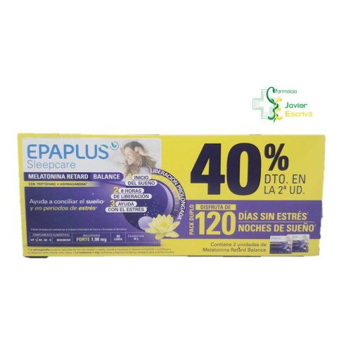 Pack Duplo Epaplus Sleepcare Forte Retard Balanc