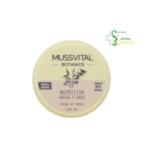 Crema Manos Avena y Urea 200 ml Mussvital Botani