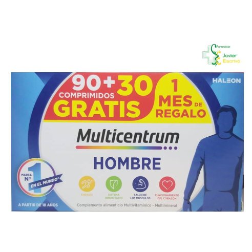 Multicentrum Hombre Promoción 90 + 30 gratis