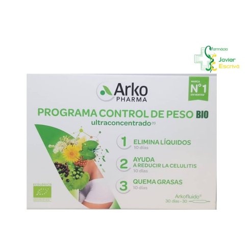 Arkofluido Programa Control Peso BIO 30 ampollas