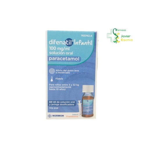 Difetanil Infanfil sabor Frambuesa 60 ml Normon