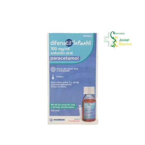 Difetanil Infanfil sabor Frambuesa 90 ml Normon