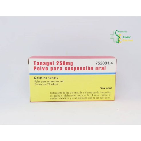 Tanagel 250 mg 20 sobres