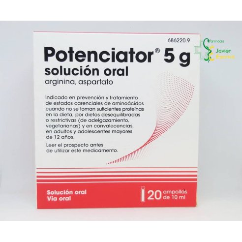 Potenciator 5 g 20 ampollas