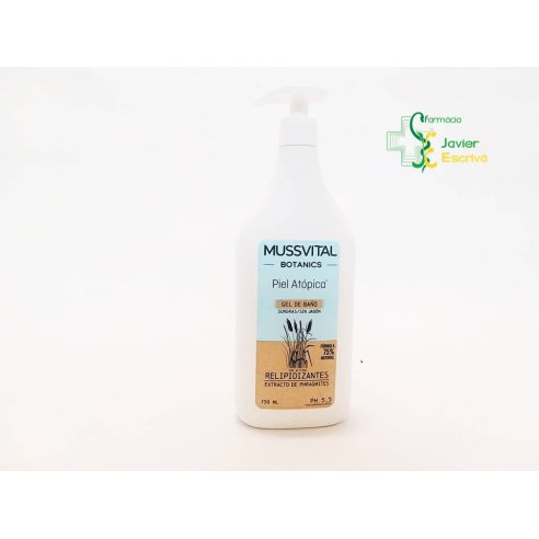 Gel Baño Piel Atópica 750 ml Mussvital Botanics