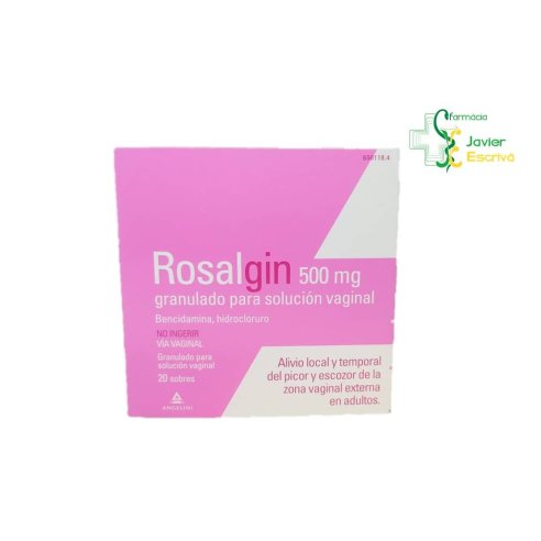 Rosalgin 500 mg 20 sobres