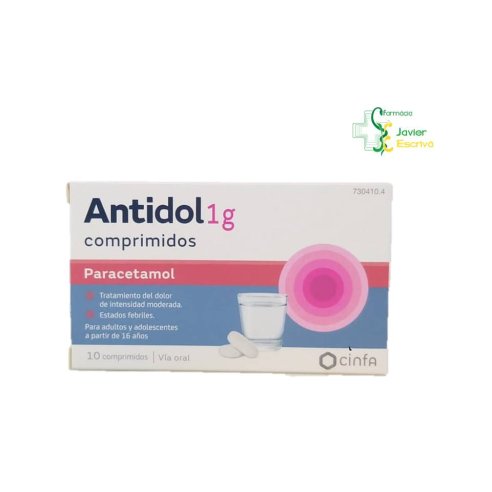 Antidol 1 g 10 comprimidos Cinfa