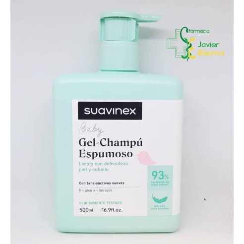 Gel-Champú Espumoso 500 ml Suavinex Baby