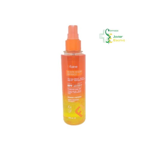 Aceite Solar Bifásico Spf30 200 ml Farline