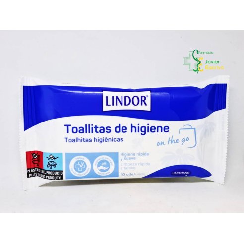 Toallitas Húmedas Lindor 10 unidades Hartmann