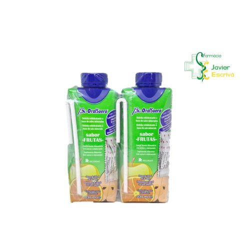 BiOralSuero Probiótico Sabor Frutas 2 x 330 ml