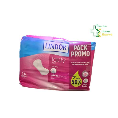 Pack Promocional Lady Pad Maxi 2x14 compresas