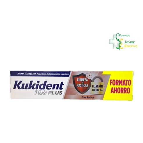 Kukident Pro Plus Sin Sabor Formato Ahorro 60 g