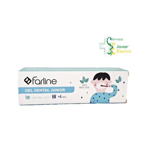 Gel Dental Junior Menta Suave 75 ml Farline