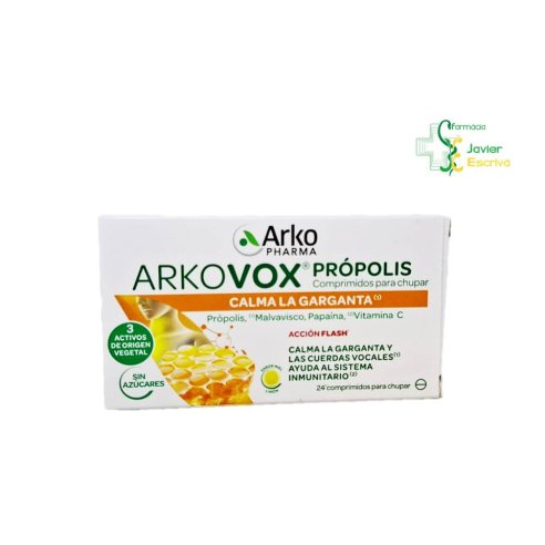 Arkovox Própolis Vitamina C sabor Miel y Limón