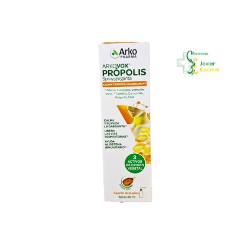 Arkovox Própolis Spray Garganta 30ml Arkopharma