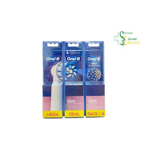 Mega Pack Recambios Sensitive Clean 6 unidades