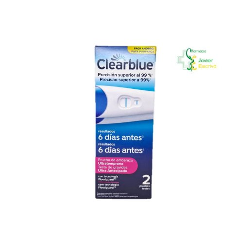 Duplo Clearblue 2 pruebas Ultratempranas