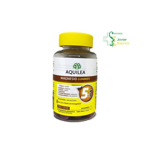 Aquilea Magnesio 60 gummies Sabor Mora Uriach