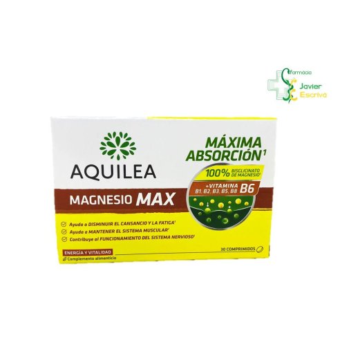 Aquilea Magnesio Max 30 comprimidos Uriach