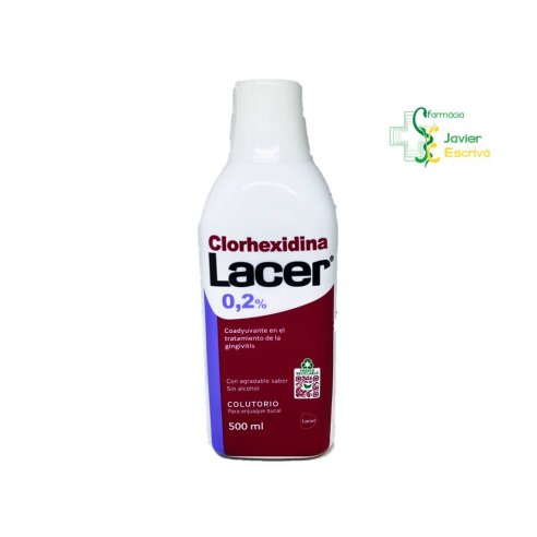 Colutorio Clorhexidina 0,2% 500 ml Lacer