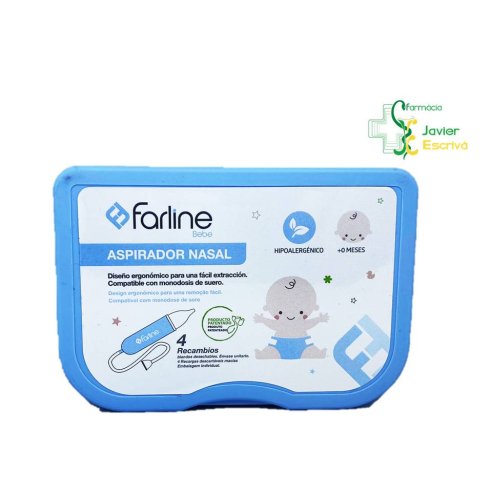 Aspirador Nasal + 4 Recambios Blandos Farline