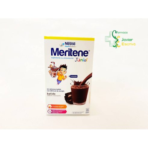 Meritene Junior Sabor chocolate 15 sobres