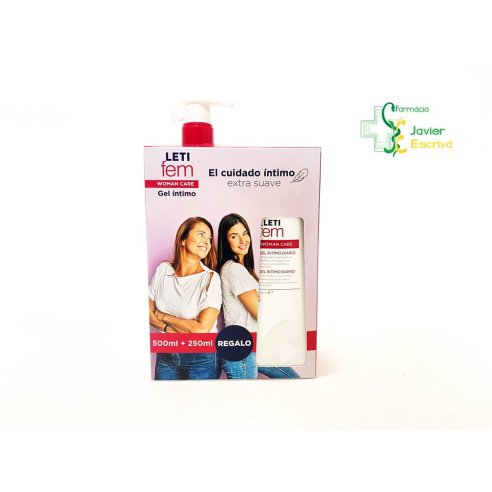 Pack Letifem Gel Íntimo Diario 500ml + 250ml