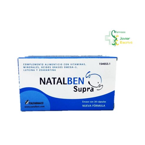 Natalben Supra 30 cápsulas Italfarmaco