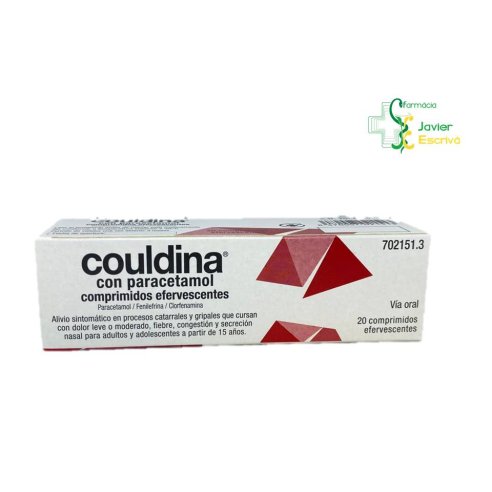 Couldina con Paracetamol 20 comprimidos efervesc