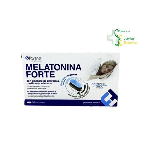 Melatonina Forte 30 comprimidos Farline