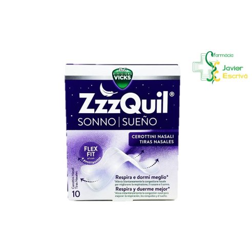 Zzzquil Sueño 10 Tiras Nasales