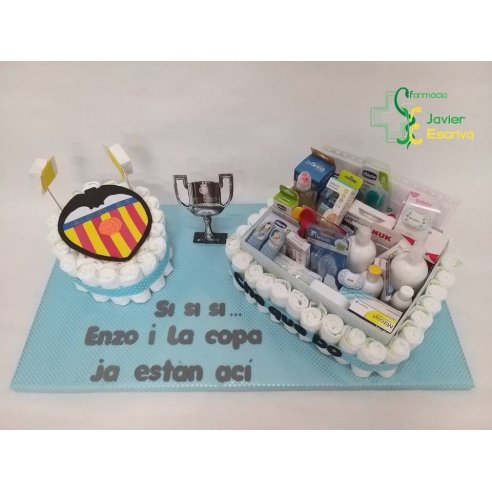 Tarta de Pañales Valencia CF