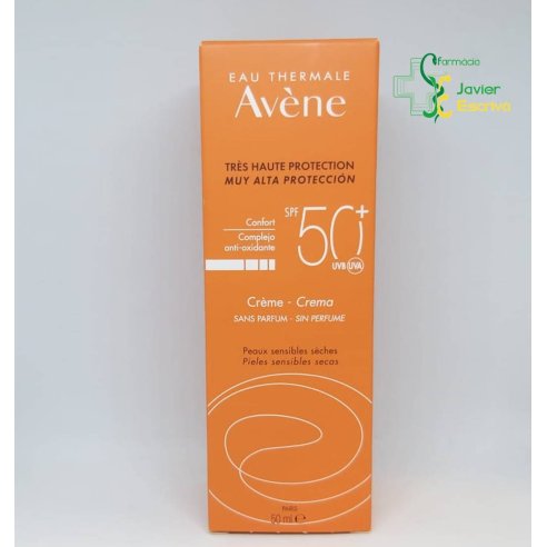 Crema SPF 50+ Sin Perfume 50ml Avene