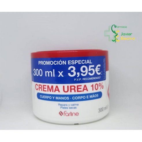 Crema Cuerpo y Manos 10% Urea 300ml Farline