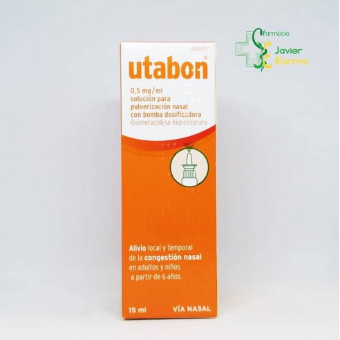 Utabon Vía Nasal Bomba Dosificadora 15ml